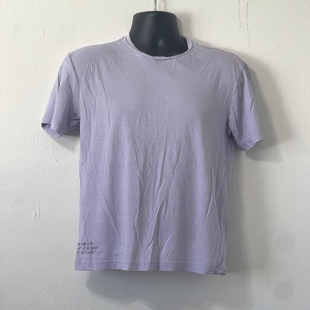 Coordinate Design Regular Fit Tee Shirt in Light Purple